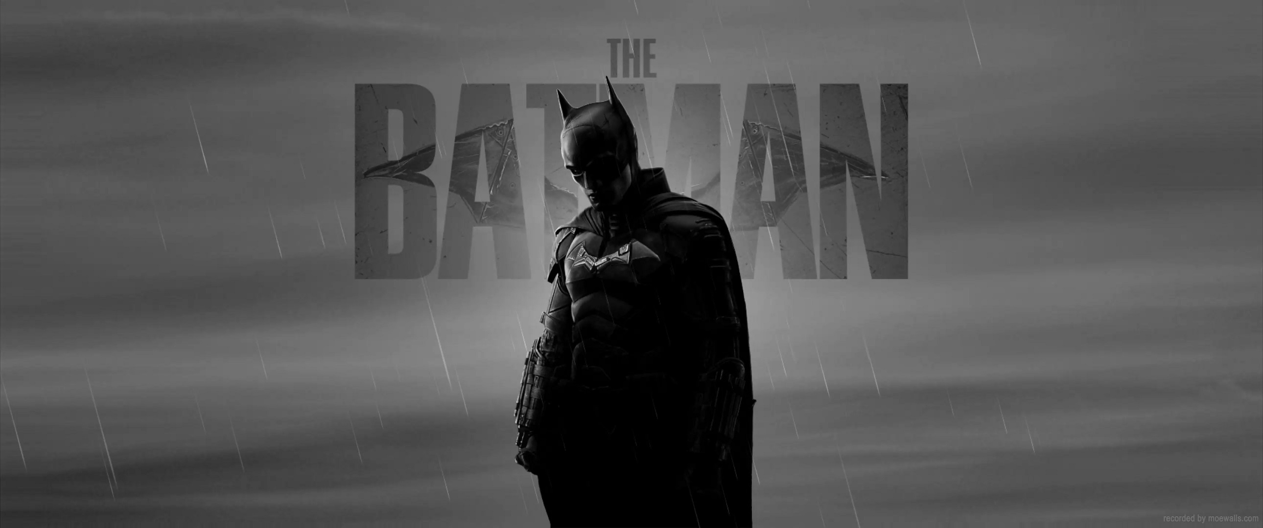 The Batman Monochrome Live Wallpaper - MoeWalls